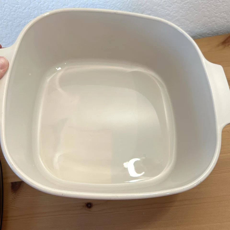 SYMPHONY CORNING WARE CASSEROLE 5 L A-5-B Pyrex A12c Amber Lid NEW Cond. - Image 2 of 4