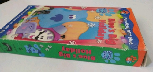 Blue's Clues - Play Along with Blue: Blue's Big Holiday VHS Tape 2001 Cartoon - Picture 4 of 5