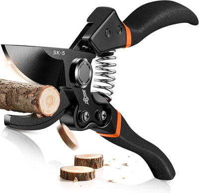   8.5'' Professional Pruning Shears - Cuts 4X Easier with Ultra Sharp Japanese St