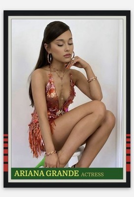 ARIANA GRANDE Trading Card Gold Dress Heels | eBay