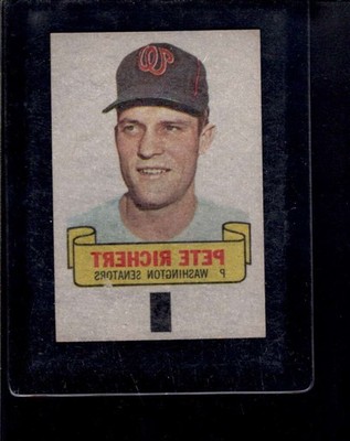 1966 Topps Rub-Offs #78 Pete Richert   NM/NM+ X3681625