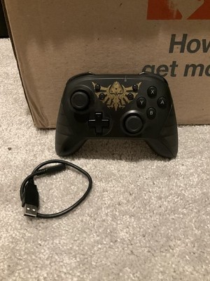 Nintendo Switch Controller Legend Of Zelda Black Wireless HORIPAD USB-C