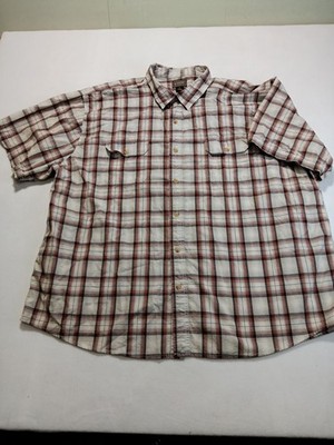 C.E. Schmidt Workwear Plaid Short Sleeve Shirt Size 4X