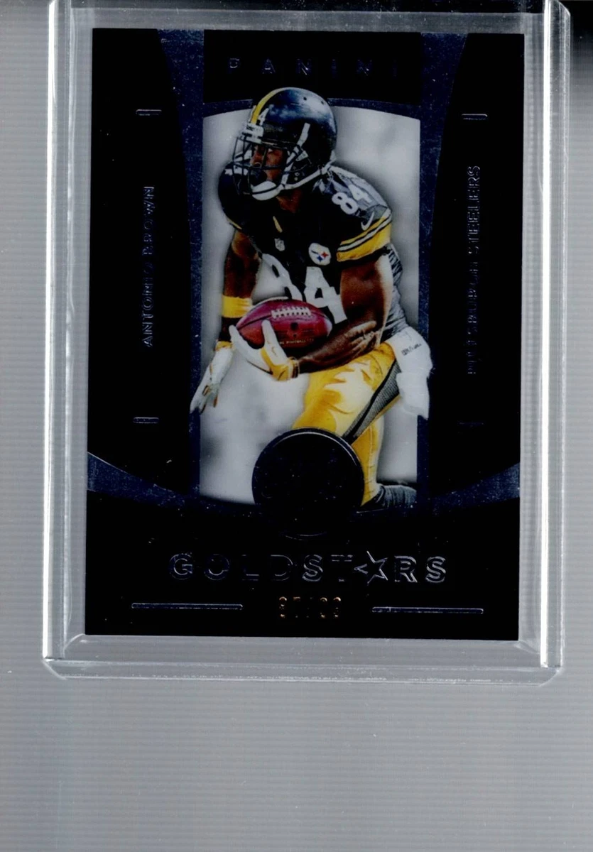 Football Antonio Brown Serial Numbered Sports Trading Card Singles