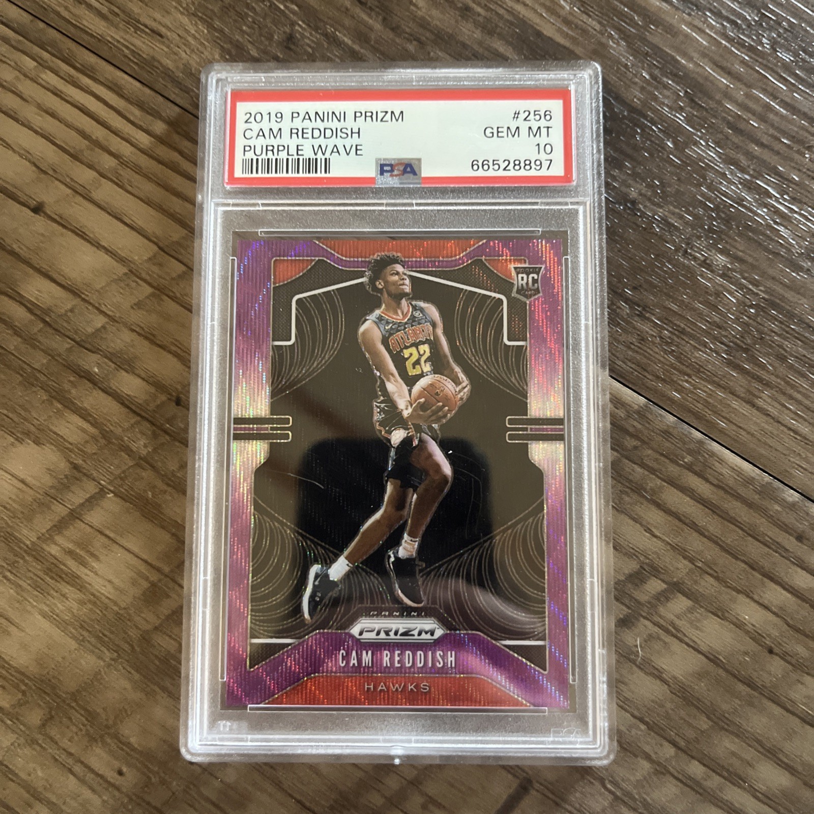 Cam Reddish 2019-20 Panini Prizm Rookie Purple Wave Prizm PSA 10
