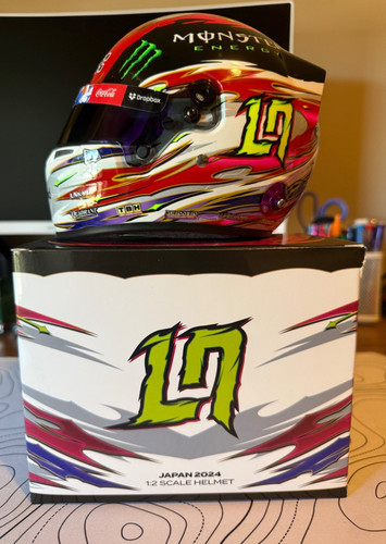 Lando Norris Japan 2024 1:2 Mini Helmet w/ Original Box