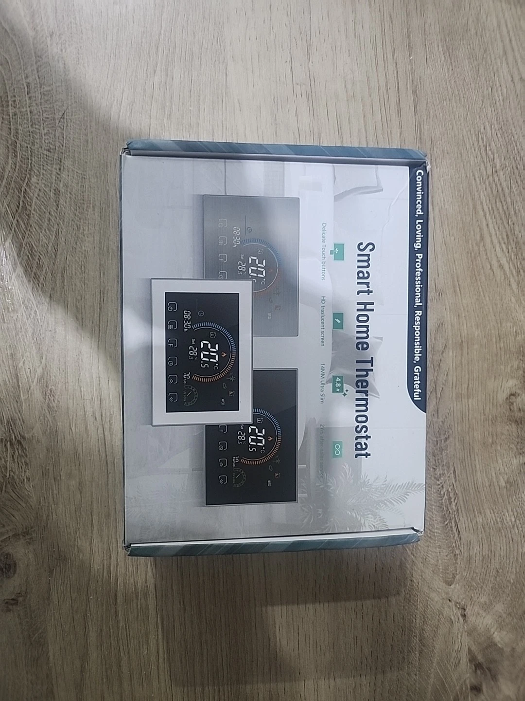 Smart Home Thermostat Model:BHT_8000GALW POWER SUPPLY:95~240Vac, 50/60Hz .
