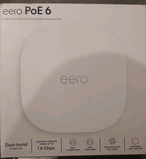 Eero Poe 6 T010001 Dual-Band Wi-Fi 6 Access Point AX1800 2.5Gbps Device Only