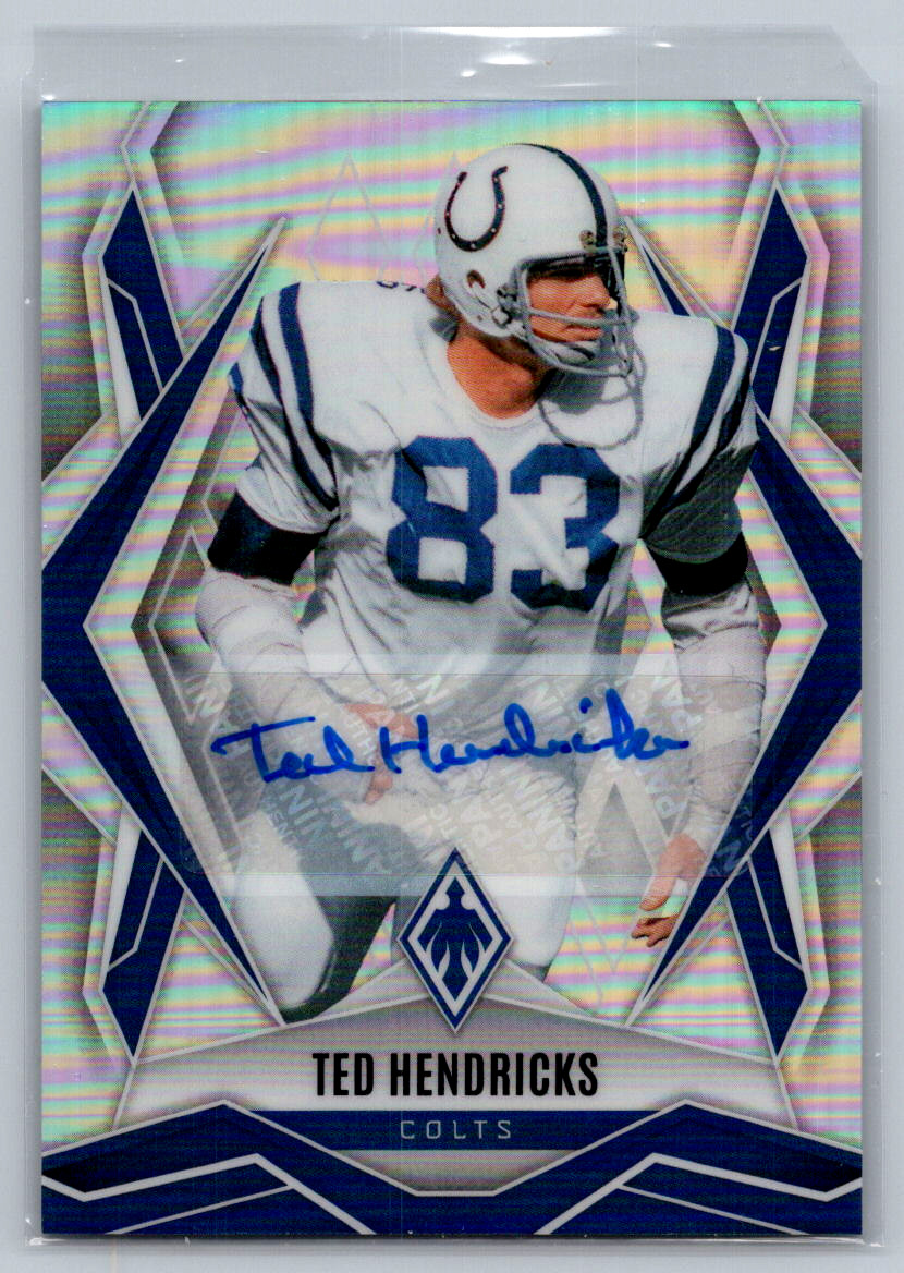 2025 Panini Phoenix Ted Hendricks Silver Auto /199 Indianapolis Colts