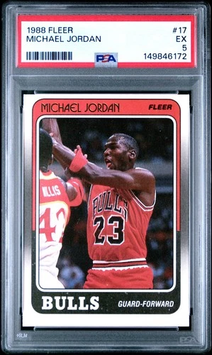 Jordan 1988 Fleer Jordan #17