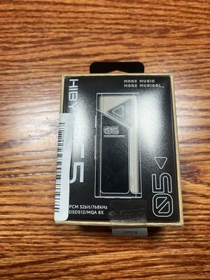 HiBy FC5 Portable Hi-Fi DAC Headphone Amplifier OLED PCM 768kHz DSD512 MQA