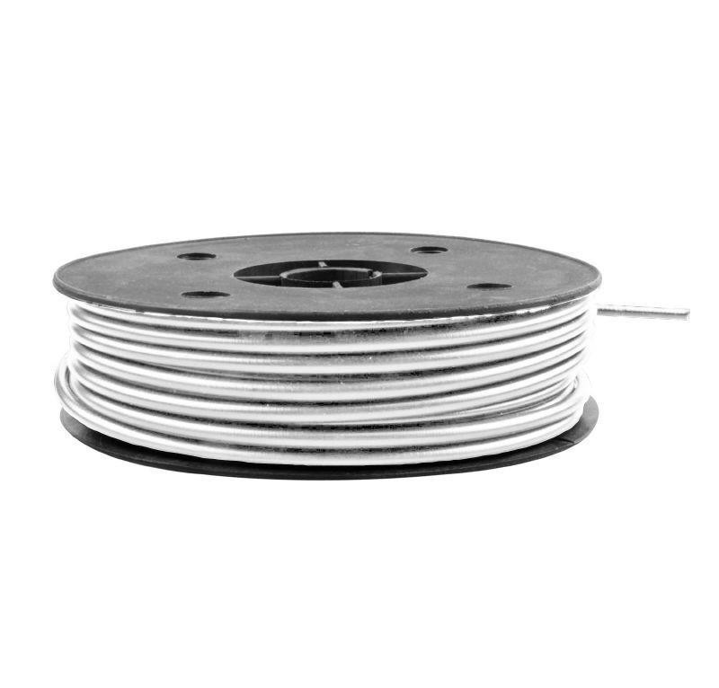Gaine universelle velox fil plat 25-10 blanc 25m protection anti-choc