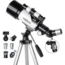 70mm Aperture 500mm Telescope Astronomical Refracting Portable Telescopes New