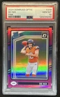 2024 Panini Donruss Optic Bo Nix Pink Rated Rookie #209 Broncos PSA 10 GEM MINT