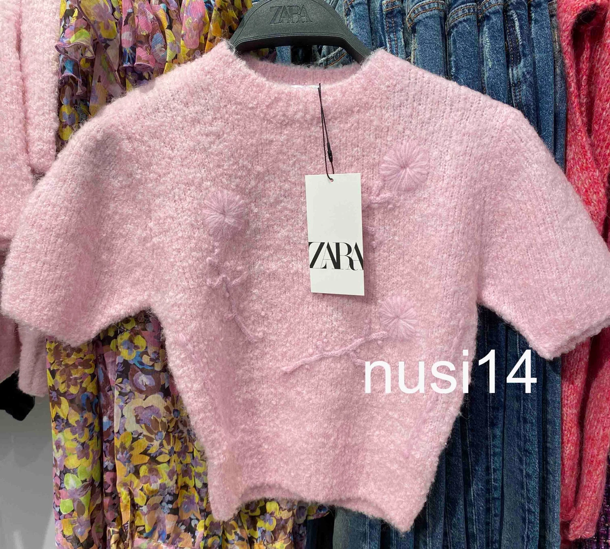 Fuzzy hotsell sweater zara