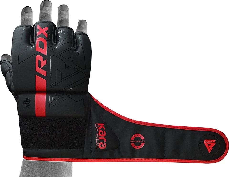 RDX MMA Gloves Grappling Sparring Training Muay Thai Leather Punching Gloves - Image 2 of 4