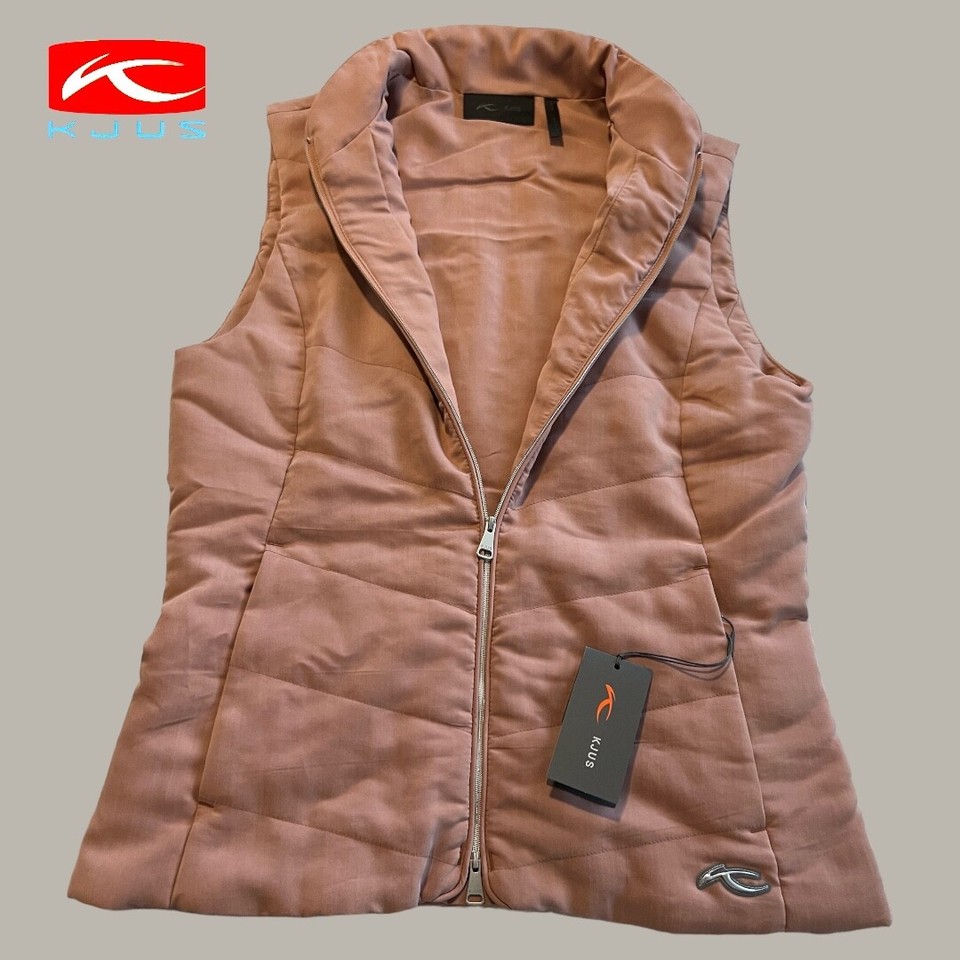 NWT KJUS Maven Clay Lightweight Insulated Spring Golf/Ski Vest/Sz 8 ...