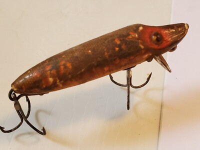 Купить heddon dowagiac expert red head fishing lure rare