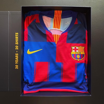 fc barcelona 20th anniversary kit