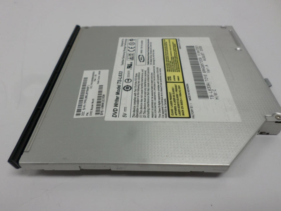 Dell Inspiron M5010 8X DVD±RW DL SATA Burner Drive TS-L633 DP/N 5887G (A49-27) - Image 3 of 4