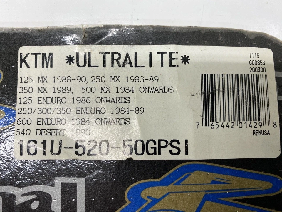 PIÑÓN TRASERO RENTHAL ALUMINIO ULTRALITE KTM 125 250 300 350 500 540 600 83-90 Foto 3 de 4