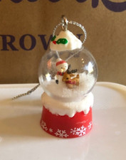 Ganz Tis the Season Personalized Ornament Blank Snow Globe 2-1/4" tall holly