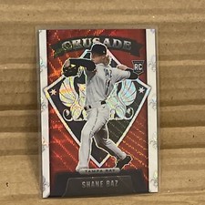 Shane Baz RC 2022 Panini Chronicles Crusade Ruby Wave 102/199 Rookie  Rays