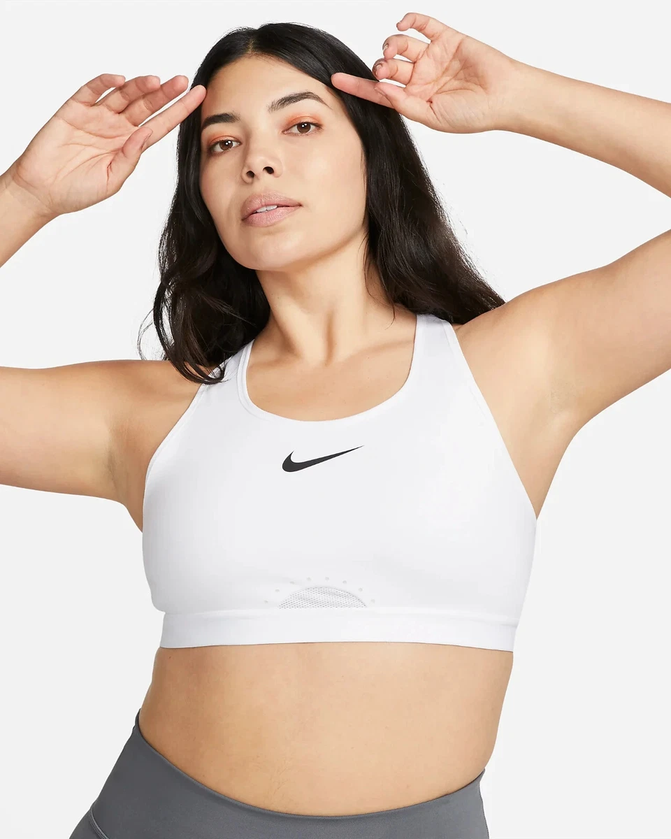 Nike Swoosh Women's High-Support Non-Padded Adjustable Sports Bra  DD0428-100