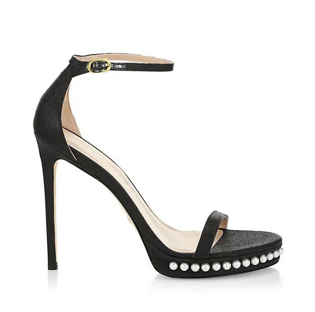 サンダル・ミュール Stuart Weitzman 'Nude Loveknot' sandals NUDISTSONG in SILVER for Women | Stuart Weitzman®