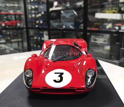 1/18 Top Marques Ferrari 330 P4 1000KM Monza Winner #3 1967 Resin Limited Car