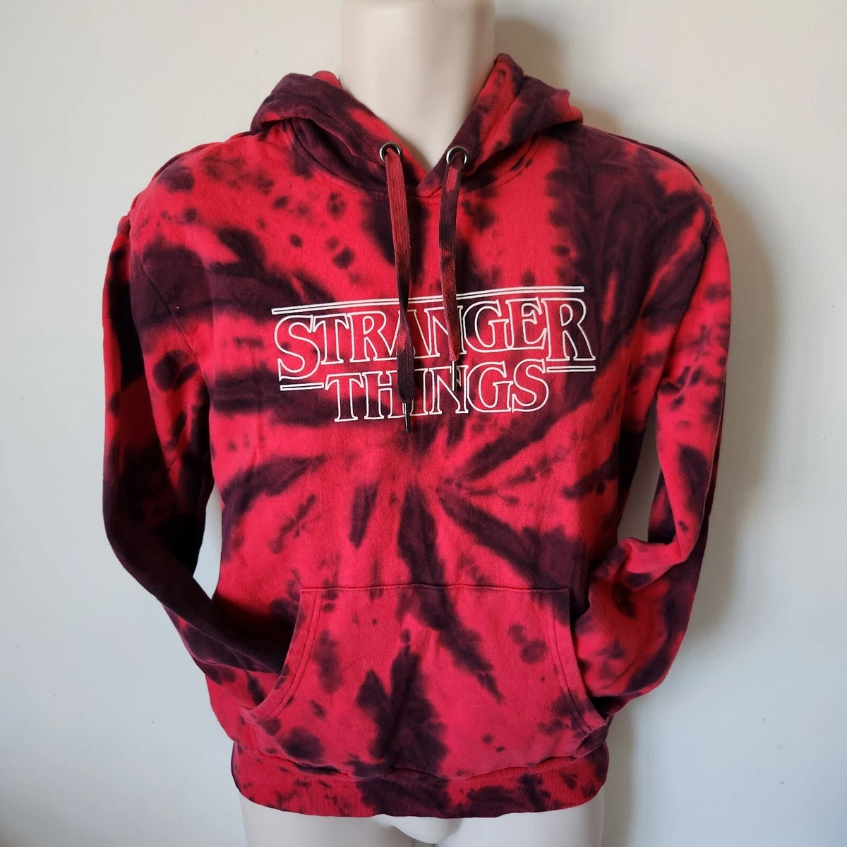Stranger Things Tie Dye Jumper Hoodie Womens Size Small Free Postage