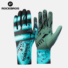ROCKBROS Cycling Gloves Full Finger Motorcycle MTB Bike Glove with Anti-Slip Pad