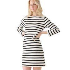 J.Crew Mariner cloth shirtdress with gold buttons BY910 size XXS NWT
