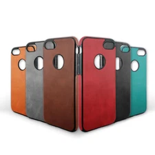 For iPhone 8 Plus/ iPhone 8+ Luxury Leather Ultra Thin TPU Shockproof Case Cover