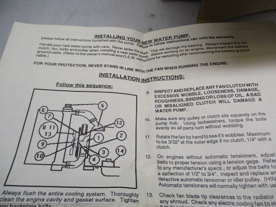 Water Pump ACDelco 251-333 GM 12321374 - Image 4 of 4