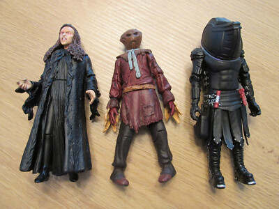 3 PC Set Doctor Who Collectible Figurines - Lilith, Scarecrow, Judoon Trooper