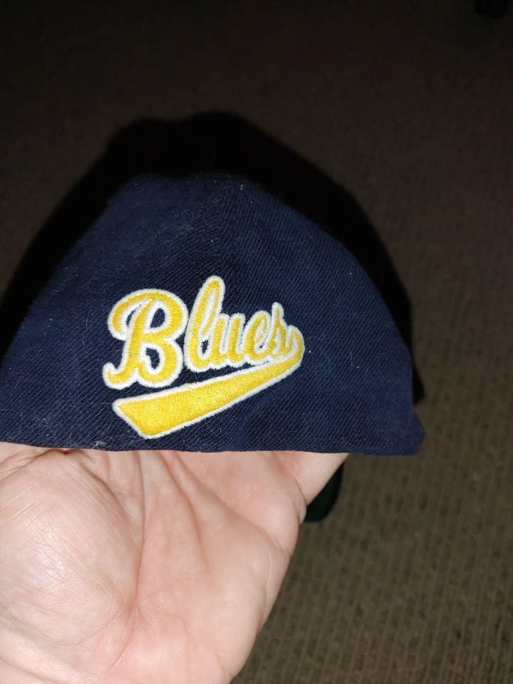 St Louis Blues NHL Hockey Baseball Hat Cap Size M/L Embroidered Elastic Fit - Image 2 of 3