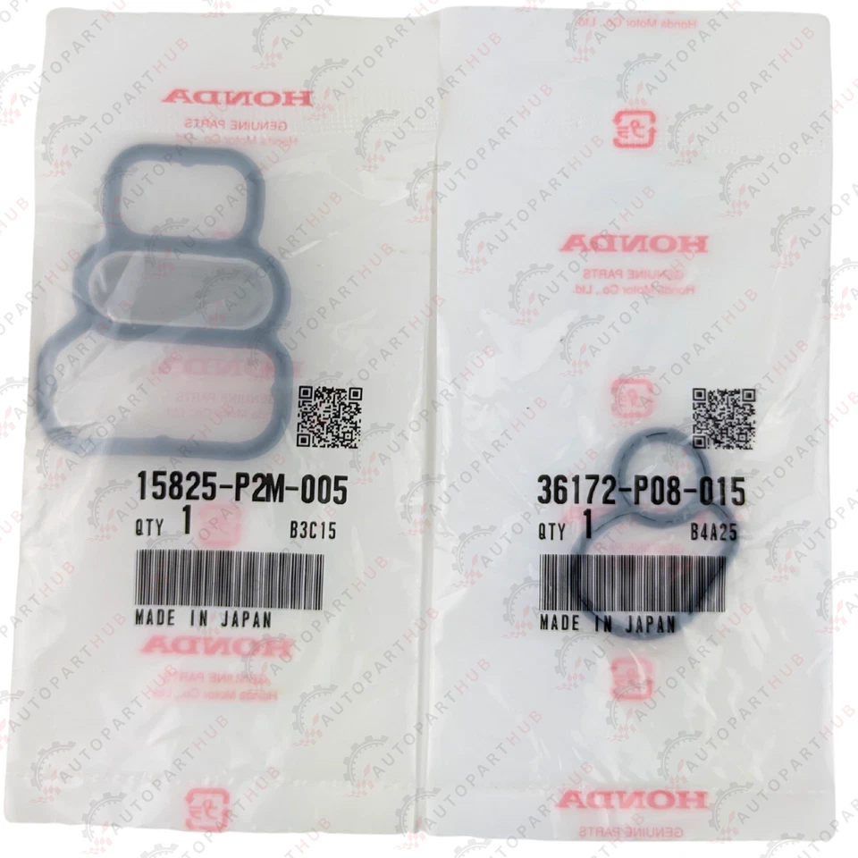 正品本田 VTEC 电磁阀垫片套件 1996 - 2000 Civic 1996 - 1997 Del Sol 原始设备制造商套装 — 第 2/4 张图片