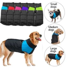 Pet Vest Jacket Warm Puppy Dog Waterproof Clothes Small Large Winter Padded Coat