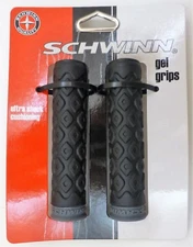 NEW Schwinn Gel Comfort Grips Bike Bicycle Handlebar Black Shock Absorbing