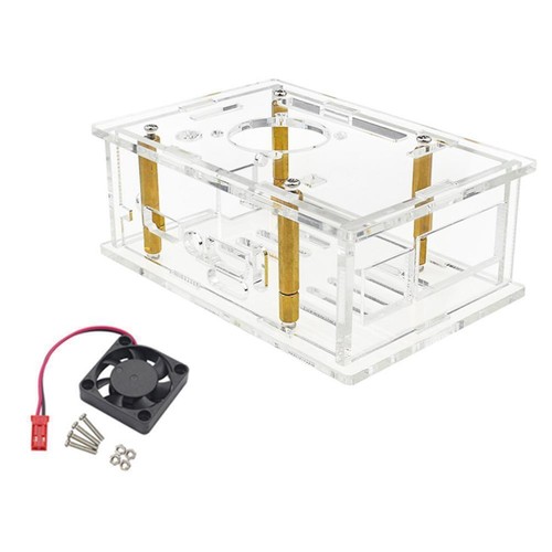 Für Orange pi 5 Max acryl fall lüfter kühlkörper schutzhülle B7S5 - Photo 3/15