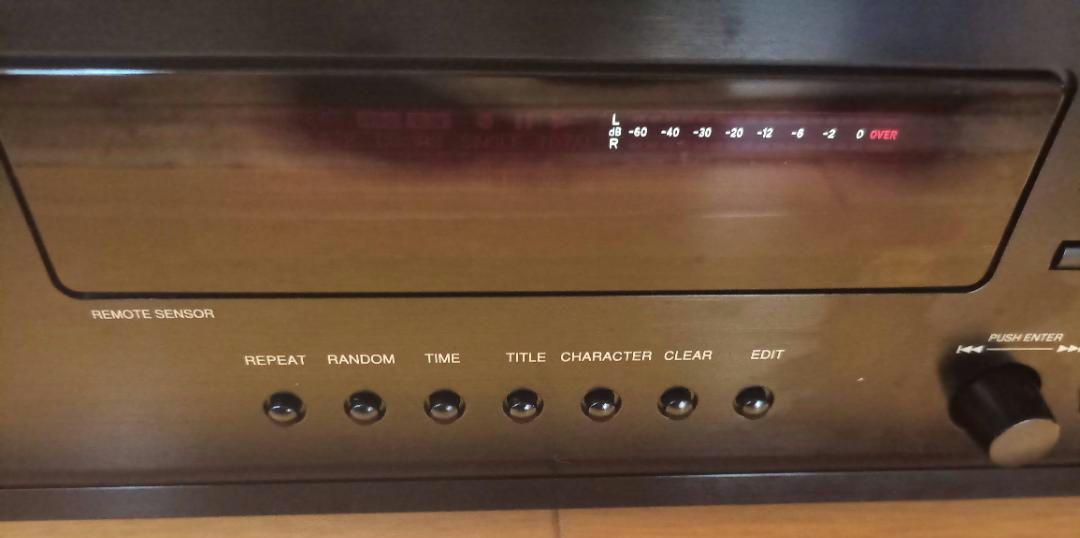 Denon Denon Dmd-1500 Black Md Recorder Rare Vintage Audio Denon Denon Dmd-1500 Black Md Recorder Rare Vintage Audio