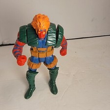 Vintage THE UNCANNY X-MEN GRIZZLY ACTION FIGURE 1993 TOY BIZ MARVEL 5 Inch