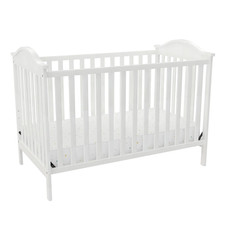 Adele 3-In-1 Convertible Crib, White