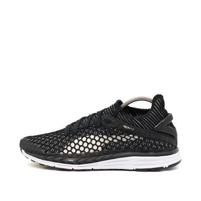 PUMA Damen Neufit Mesh Sneaker Schwarz/Weiß Low-Top Ignite Laufschuh EU 40