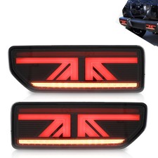 VLAND Getönte LED Rückleuchten für Suzuki Jimny 2018-2024 Mit Sequenziell Paar