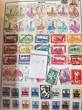 Belgium Foreign Postage Stamps Pre 1974 Stamps Used 50 stamps