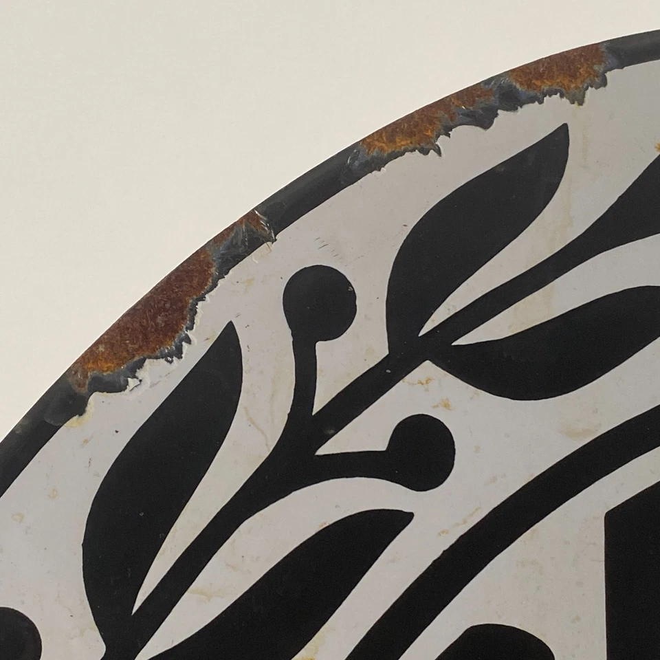 Mercedes-Benz Enamel Sign - Ø 50cm (19.7") - Rare Vintage Collector Wall Signage - Image 3 of 4