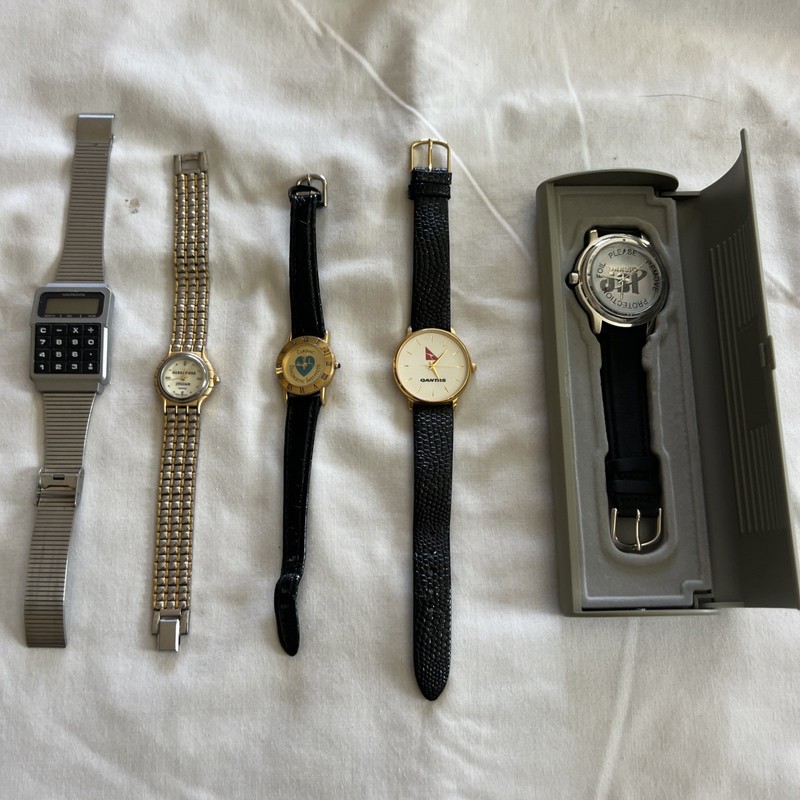 Watches Lot Of 5 SEE DESCRIPTION!!!!!