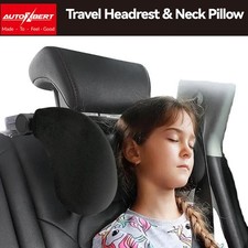 Car Seat Headrest Pillow - Head Neck Support Sleeping Cushion Kids Comfort Cover
